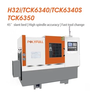 Flat Bed Linear Guide Way CNC Lathe